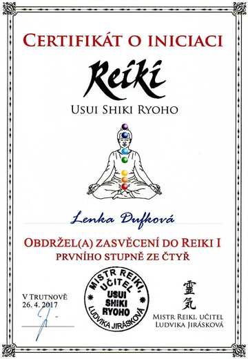 Reiki I.